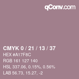 Color code: CMYK 0 / 21 / 13 / 37 | qconv.com