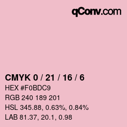 Color code: CMYK 0 / 21 / 16 / 6 | qconv.com