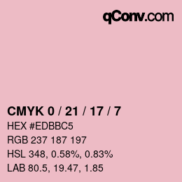 Color code: CMYK 0 / 21 / 17 / 7 | qconv.com