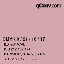 Código de color: CMYK 0 / 21 / 18 / 17 | qconv.com