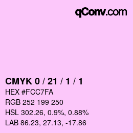 Color code: CMYK 0 / 21 / 1 / 1 | qconv.com