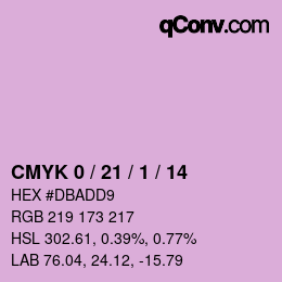 颜色代码: CMYK 0 / 21 / 1 / 14 | qconv.com