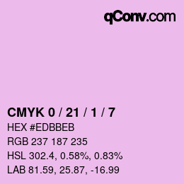 Color code: CMYK 0 / 21 / 1 / 7 | qconv.com