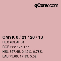 Código de color: CMYK 0 / 21 / 20 / 13 | qconv.com