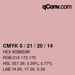 Código de color: CMYK 0 / 21 / 20 / 14 | qconv.com