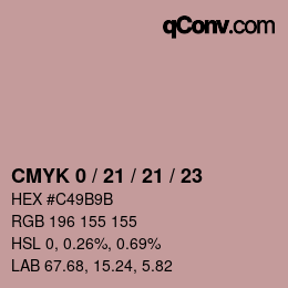 Color code: CMYK 0 / 21 / 21 / 23 | qconv.com