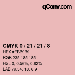 Color code: CMYK 0 / 21 / 21 / 8 | qconv.com