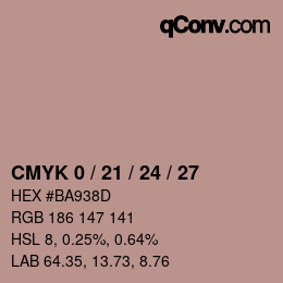 Color code: CMYK 0 / 21 / 24 / 27 | qconv.com