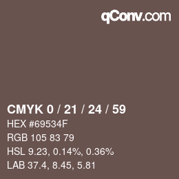 Color code: CMYK 0 / 21 / 24 / 59 | qconv.com