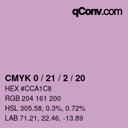 Color code: CMYK 0 / 21 / 2 / 20 | qconv.com