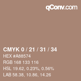 Color code: CMYK 0 / 21 / 31 / 34 | qconv.com