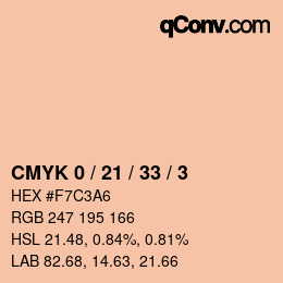 Código de color: CMYK 0 / 21 / 33 / 3 | qconv.com