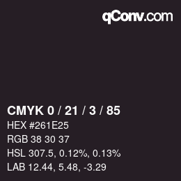 Color code: CMYK 0 / 21 / 3 / 85 | qconv.com