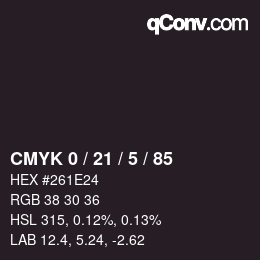 Color code: CMYK 0 / 21 / 5 / 85 | qconv.com