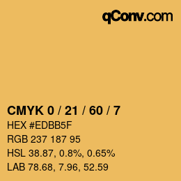 Color code: CMYK 0 / 21 / 60 / 7 | qconv.com