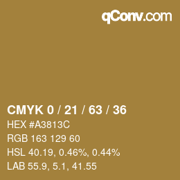Color code: CMYK 0 / 21 / 63 / 36 | qconv.com
