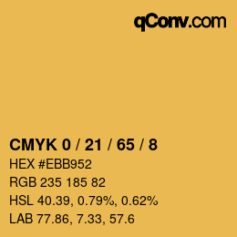 Color code: CMYK 0 / 21 / 65 / 8 | qconv.com