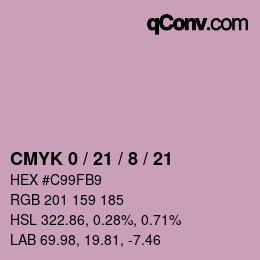 Color code: CMYK 0 / 21 / 8 / 21 | qconv.com