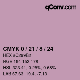 Color code: CMYK 0 / 21 / 8 / 24 | qconv.com