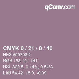 Color code: CMYK 0 / 21 / 8 / 40 | qconv.com