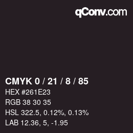 Color code: CMYK 0 / 21 / 8 / 85 | qconv.com