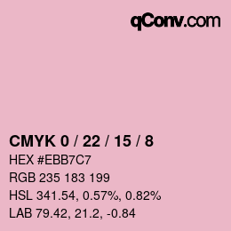Color code: CMYK 0 / 22 / 15 / 8 | qconv.com