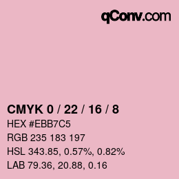 Color code: CMYK 0 / 22 / 16 / 8 | qconv.com