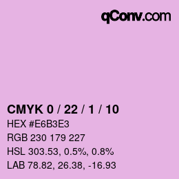 Color code: CMYK 0 / 22 / 1 / 10 | qconv.com