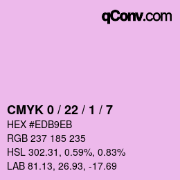 Color code: CMYK 0 / 22 / 1 / 7 | qconv.com