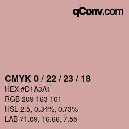 Color code: CMYK 0 / 22 / 23 / 18 | qconv.com