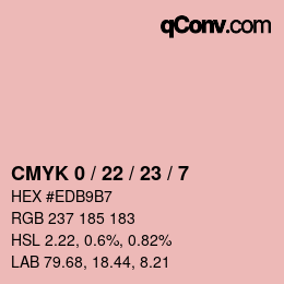 カラーコード: CMYK 0 / 22 / 23 / 7 | qconv.com