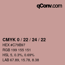 Color code: CMYK 0 / 22 / 24 / 22 | qconv.com