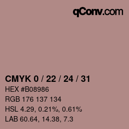 Color code: CMYK 0 / 22 / 24 / 31 | qconv.com