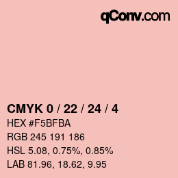 Color code: CMYK 0 / 22 / 24 / 4 | qconv.com