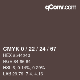 Color code: CMYK 0 / 22 / 24 / 67 | qconv.com