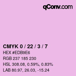 Color code: CMYK 0 / 22 / 3 / 7 | qconv.com