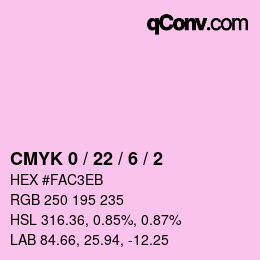 Color code: CMYK 0 / 22 / 6 / 2 | qconv.com