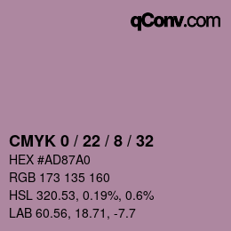 Color code: CMYK 0 / 22 / 8 / 32 | qconv.com