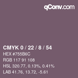 Color code: CMYK 0 / 22 / 8 / 54 | qconv.com