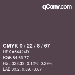 颜色代码: CMYK 0 / 22 / 8 / 67 | qconv.com