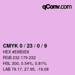 カラーコード: CMYK 0 / 23 / 0 / 9 | qconv.com