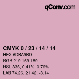 Color code: CMYK 0 / 23 / 14 / 14 | qconv.com
