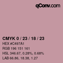 Color code: CMYK 0 / 23 / 18 / 23 | qconv.com