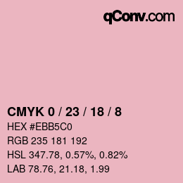 カラーコード: CMYK 0 / 23 / 18 / 8 | qconv.com