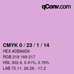 Color code: CMYK 0 / 23 / 1 / 14 | qconv.com