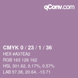 Color code: CMYK 0 / 23 / 1 / 36 | qconv.com