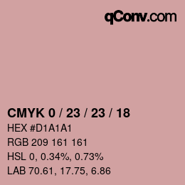 Color code: CMYK 0 / 23 / 23 / 18 | qconv.com