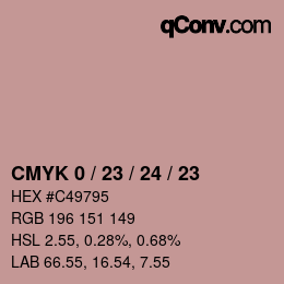 Código de color: CMYK 0 / 23 / 24 / 23 | qconv.com