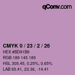 Color code: CMYK 0 / 23 / 2 / 26 | qconv.com