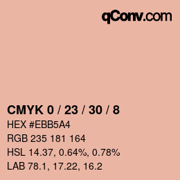Color code: CMYK 0 / 23 / 30 / 8 | qconv.com